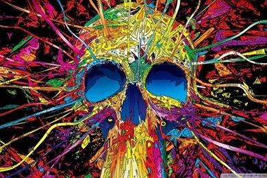 Colorful Skull HD Desktop Wallpapers : High Definition : Mobile