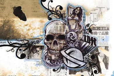 Amazing Artwork Abstract Skull Girl Lost HD Wallpapers Wallpapers ...