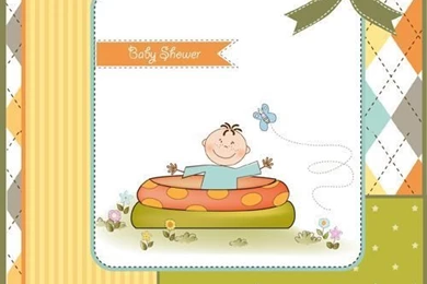 Elements Of Cute Baby Cards Backgrounds Vector 04   Vector ...