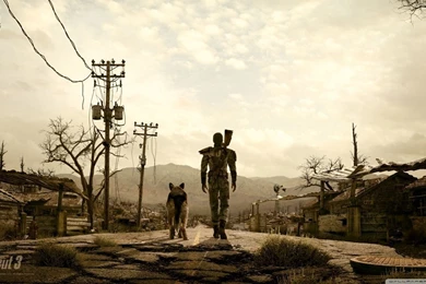 Fallout 3 Man And His Dog HD Desktop Wallpapers : High Definition ...