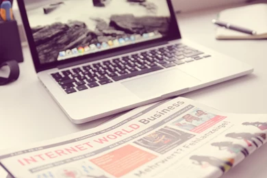 MacBook, Newspaper And Sony DSLR Wallpapers :: HD Wallpapers