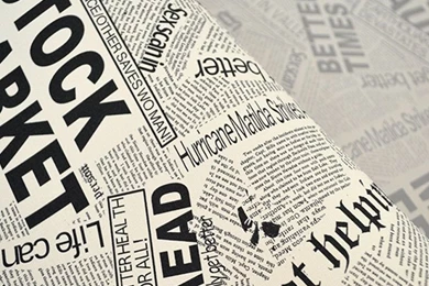 High Quality White Black Newspaper Wallpapers Roll Designer Fine ...
