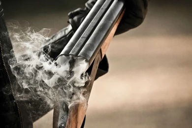 Shotgun Smoke Weapons Guns Wallpapers