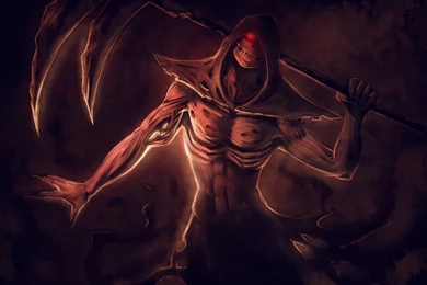 Dark Grim Reaper Horror Skeletons Skull Creepy Anime Wallpapers ...