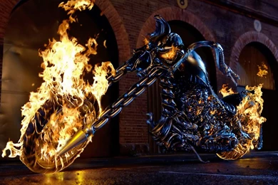 Download Fantasy Fire Bike Wallpapers