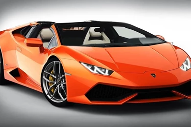Orange Lamborghini HD Desktop Wallpapers