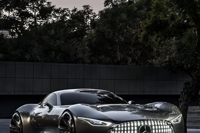 Mercedes Benz Vision Gran Turismo Evening iPad Air Wallpapers ...