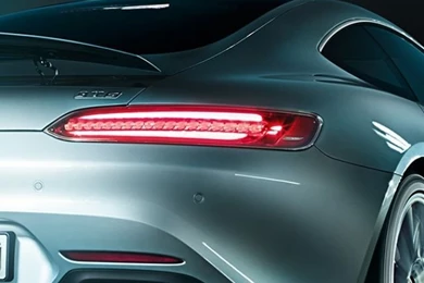 Silver Mercedes AMG GT iPhone 5 Wallpapers