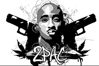 2pac Guns Wallpapers
