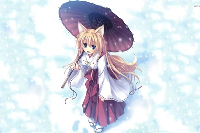 Cat Girl With Kimono Wallpapers   Anime Wallpapers