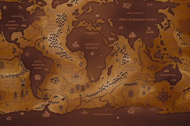 Full HD Wallpapers + World, Brown, Maps, By Vlad Gerasimov ...