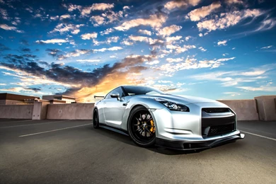 Download Wallpapers Nissan, Gt r, R35, Silvery, Niisan, Rm r ...