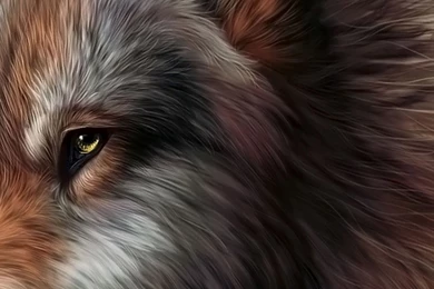 Download Wallpapers 3840x1200 Art, Wolf, Graphics, Wool Dual Wide ...