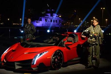 Download 1920x1080 Lamborghini Veneno Roadster At Abu Dhabi Wallpapers