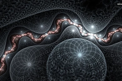 Curves And Shiny Sphere Wallpapers   Abstract Wallpapers