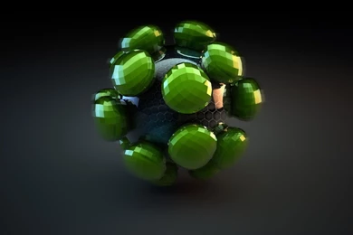 Diamond Pattern On Shiny Spheres Wallpapers   3D Wallpapers