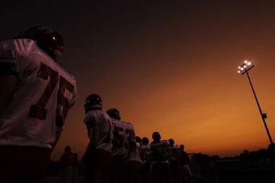 Beautiful Orange Sky And Oh Yeah High School Football
