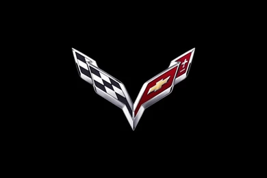 Corvette Logo iPhone 5 Wallpapers (640x1136)
