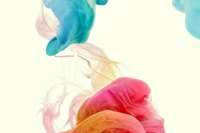 Abstract Colorful Ink
