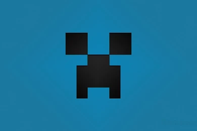 Colorful minecraft creeper wallpaper blue.jpg