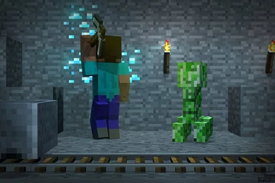 Mining With A Creeper..