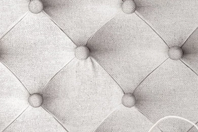 Traditional Linen Twine Tufted Leather Wallpapers