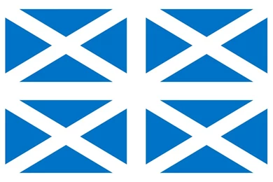 Scotland Flag Fabric   Rengal   Spoonflower