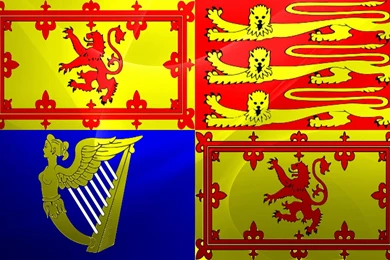 SCOTTISH ROYAL BANNER WALLPAPER   (