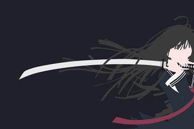Kisara Tendo (Black Bullet) Minimalist Wallpapers By Greenmapple17 ...