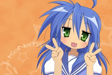 Download Wallpapers 1920x1080 Lucky Star, Izumi Konata, Girl, Joy ...