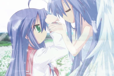 Angel Izumi Kanata Izumi Konata Lucky Star Wings Wallpapers ...