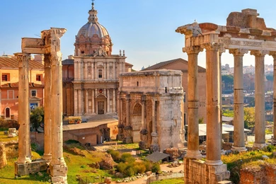 The Roman Forum, Rome, Italy / HD iPad Wallpapers