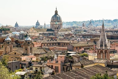 Rome Skyline   Italy 4K Wallpapers / Desktop Backgrounds
