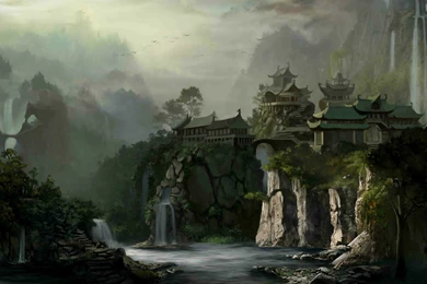 Japan Fantasy Castle Wallpapers
