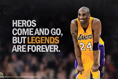 Text Heroes Nba Basketball Kobe Bryant Los Angeles Lakers Logos Hd ...
