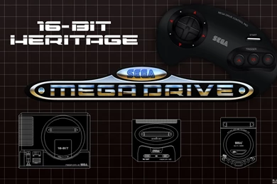 Sega Mega Drive: 16 bit Heritage Wallpapers By BLUEamnesiac On ...