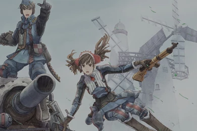 Alicia Melchiott Gun Valkyria Chronicles Weapon Welkin Gunther ...
