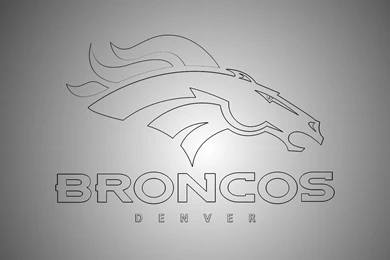 NFL Denver Broncos Silver Grey Logo 1600x1200 DESKTOP NFL / Denver ...