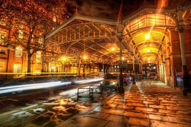 Download Wallpapers 2560x1600 London, Lights, Street, Evening ...