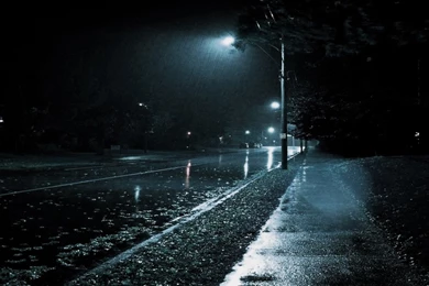 Gallery For   Night Rain Wallpapers Hd