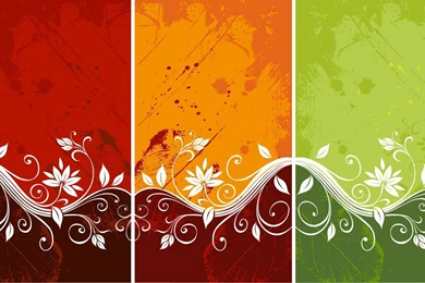 1440x900 Floral Vector Art Wallpapers