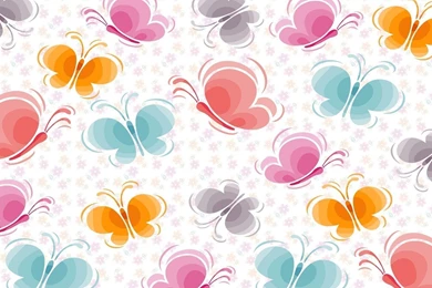 Butterfly Pattern Vector Art Wallpapers With Vector Backgrounds