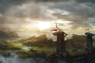 Middle Earth Shadow Mordor Fantasy Game Wallpapers HD