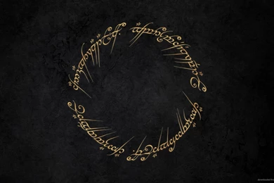 HD LOTR Ring Carvings Wallpapers