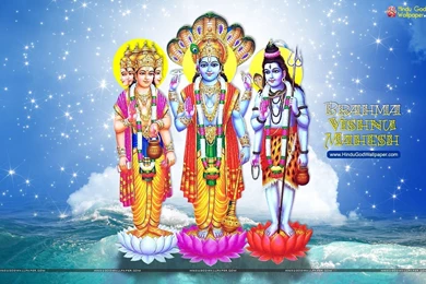 Gallery For   Wallpapers God Brahma Vishnu Mahesh