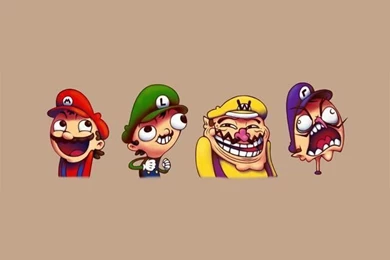 DeviantArt: More Like Mario Characters Trollfaces iPhone Wallpapers ...
