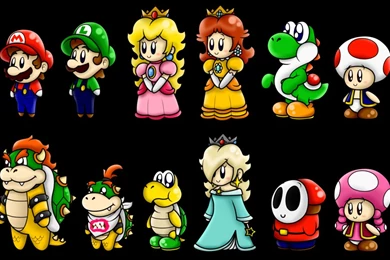 Super Mario Cute Characters 1 By SuperLakitu On DeviantArt