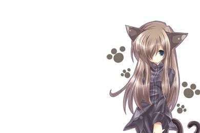 Download Wallpapers 3840x2400 Cat Girl, Nekomimi, Art, Anime, Girl ...