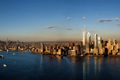 Wallpapers Landscape World Trade Center New York One City Night Hd ...