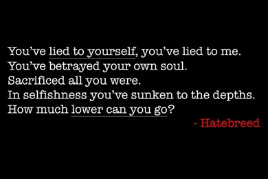 Hatebreed Lyrics By Drzoidberg1 On DeviantArt